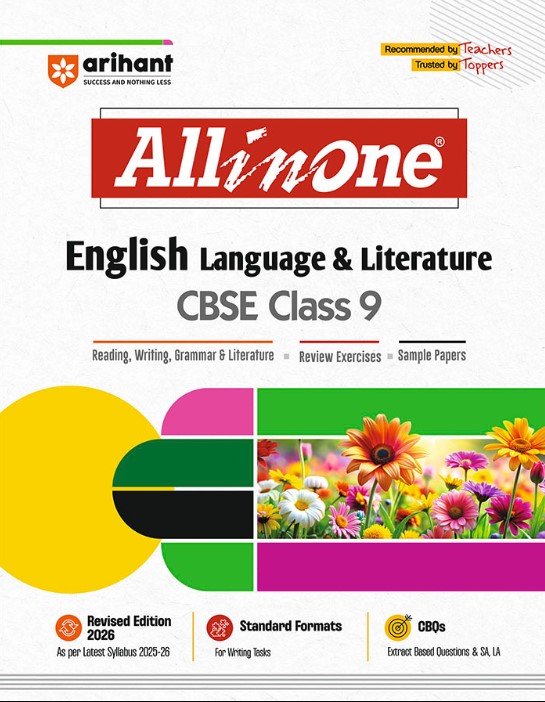 CBSE All in One English Language & Literature Class 9 Exam 2025-26 